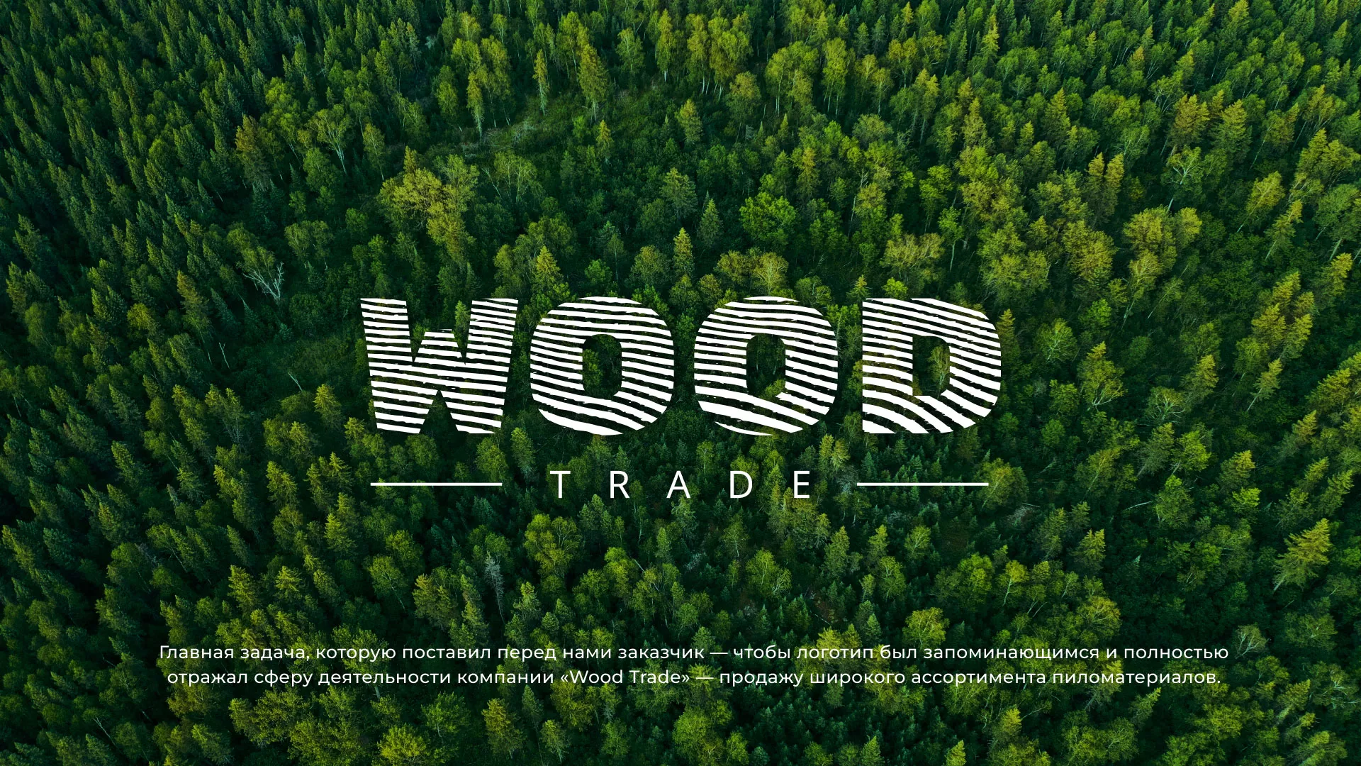 Разработка логотипа для компании «Wood Trade» в Сурске